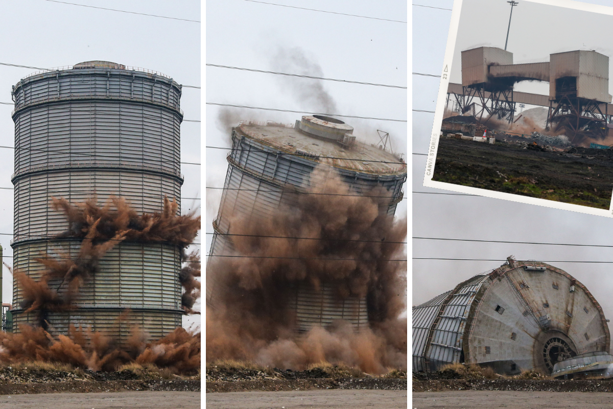 Teesworks: Explosions demolish structures on former steelworks - Vimarsana News