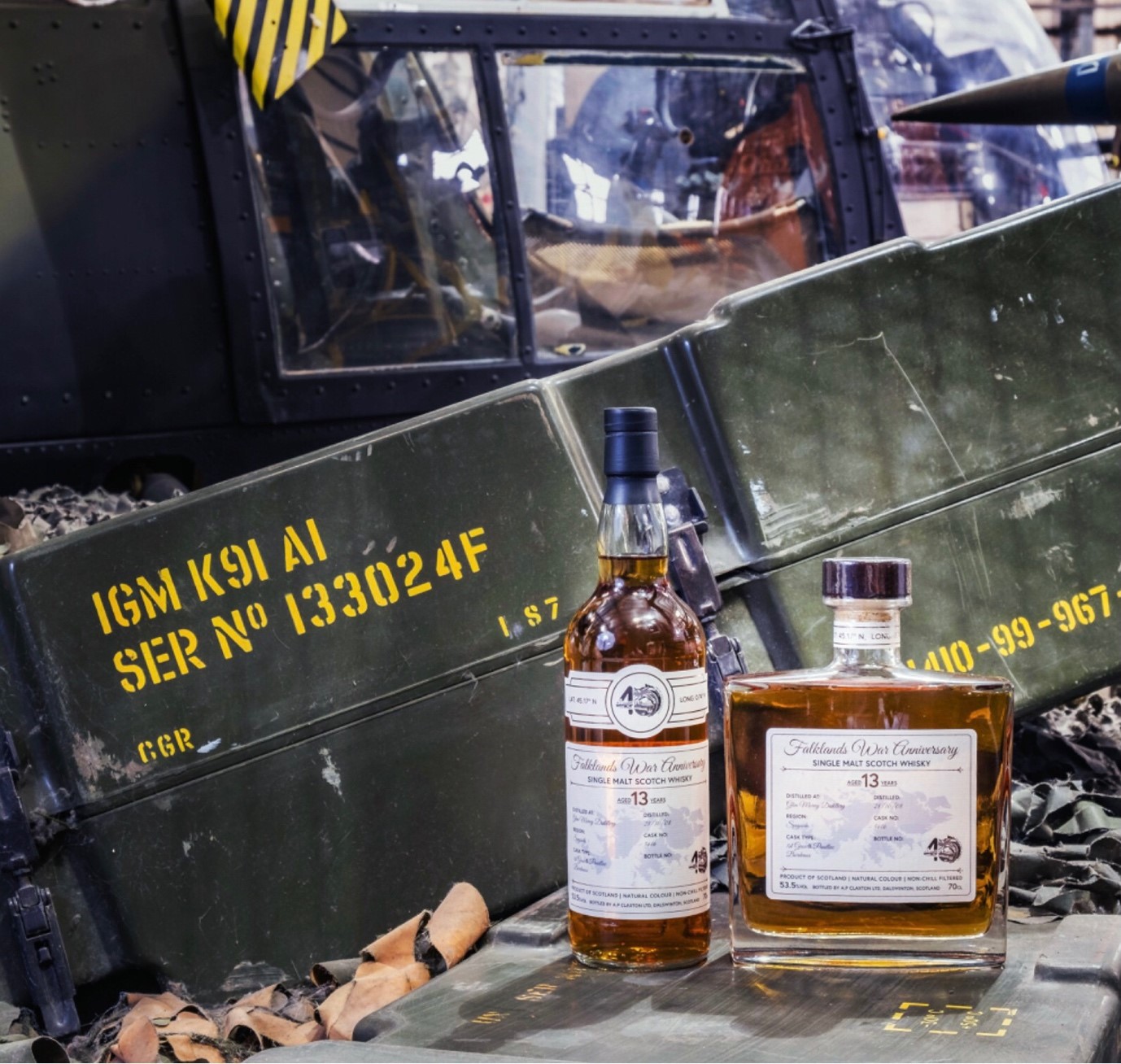 Bottles of whisky being autioned for Falklands charities - Vimarsana News