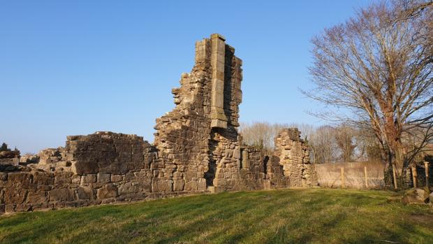 The Northern Echo: The ruins today. Picture: DAVID SIMPSON