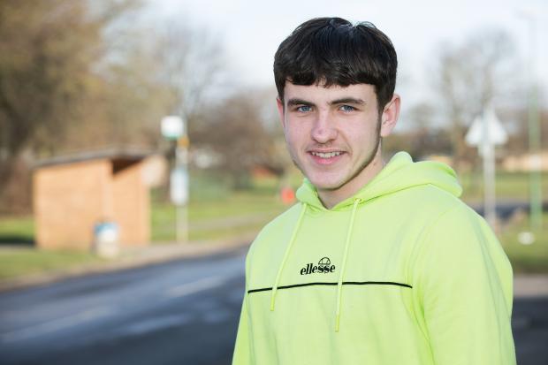 The Northern Echo: Tyler Dickinson, a student at Darlington College