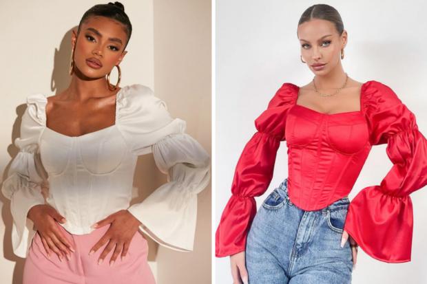 The Northern Echo: Puff sleeve corset tops. Credit: I Saw It First