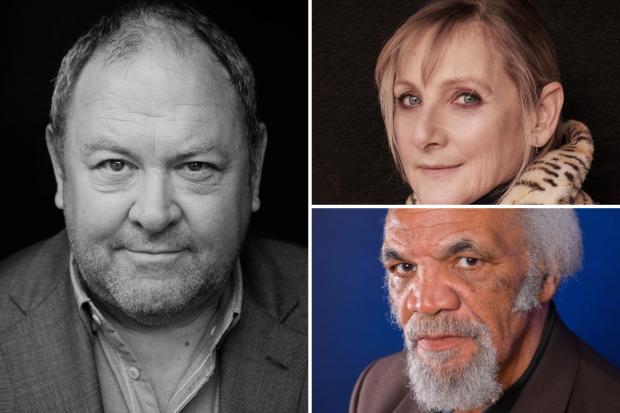 The Northern Echo: Members of the original cast of The Full Monty, pictured. Left, Mark Addy, top right Lesley Sharp and bottom right, Paul Barber.
