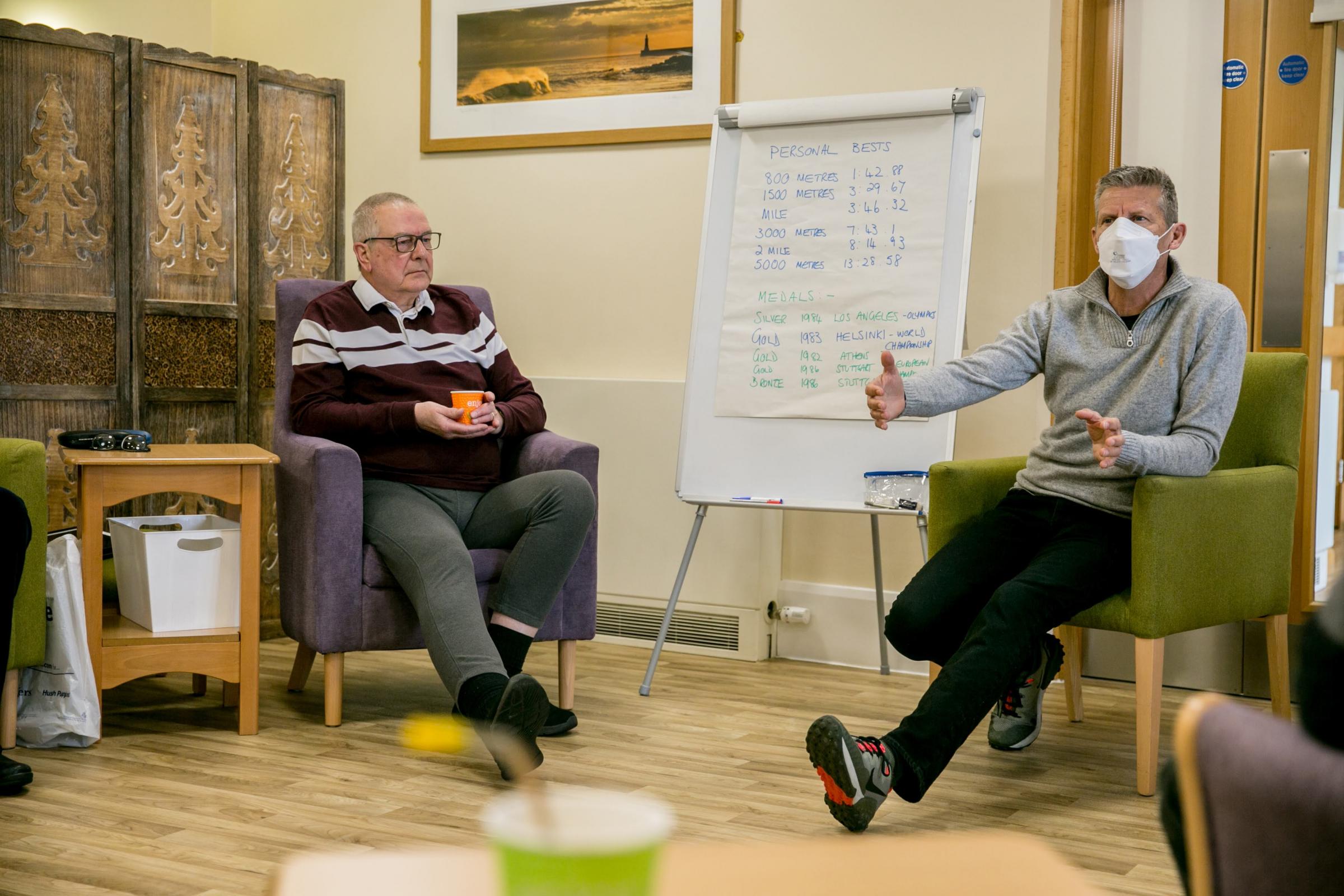 Steve Cram spends morning at St Cuthbert's Hospice - Vimarsana News