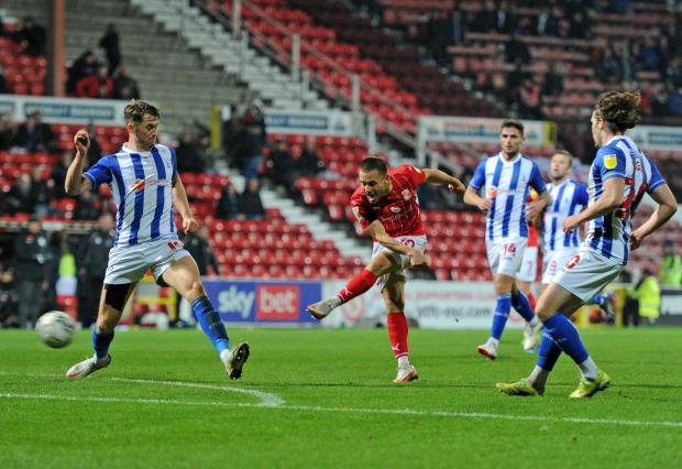 The Northern Echo: Hartlepool United in League Two action against Swindon Town.