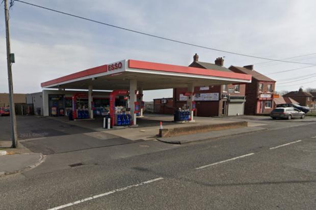 The Northern Echo: The Esso garage at Annfield Plain.