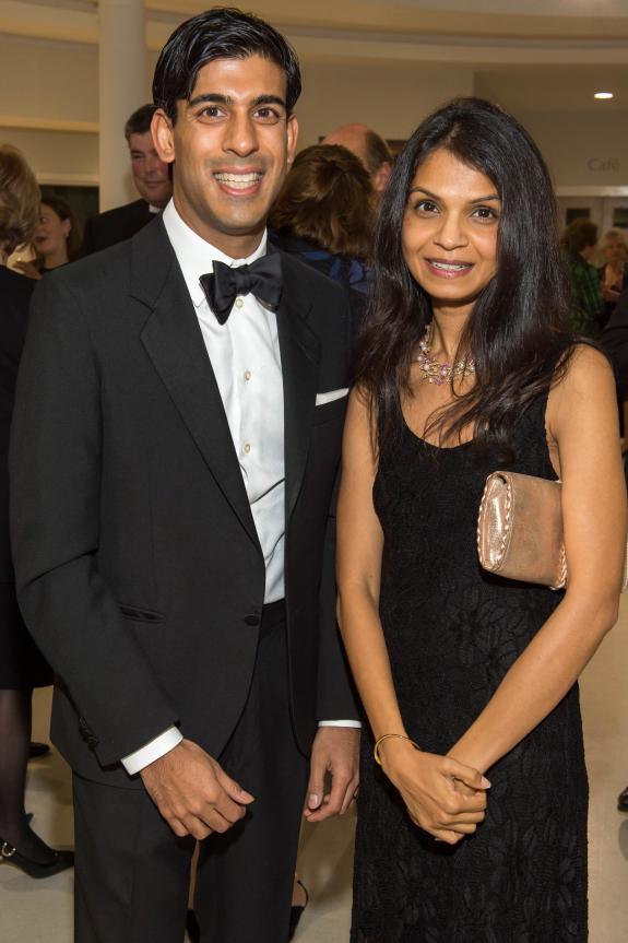 The Northern Echo: Rishi Sunak and Akshata Murty. The Northern Echo: Rishi Sunak and Akshata Murty.