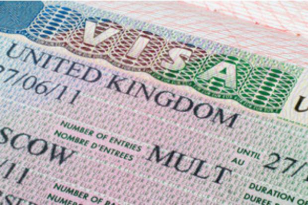 The Northern Echo: A UK visa document. Picture: PA MEDIA.