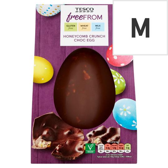 The Northern Echo: Tesco Free From Honeycomb Crunch Chocolate Egg 180G. Credit: Tesco