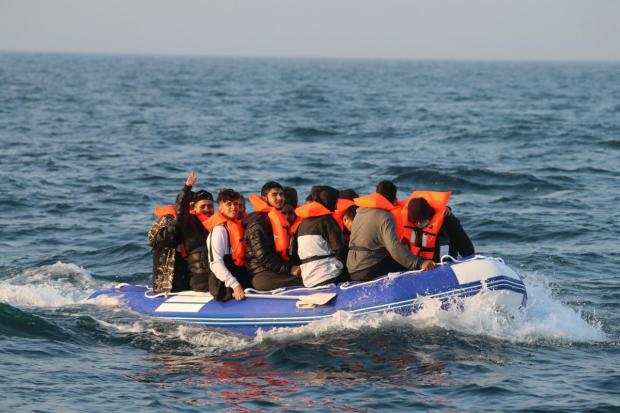 The Northern Echo: Asylum seekers crossing the channel looking for refuge. Picture: PA MEDIA.