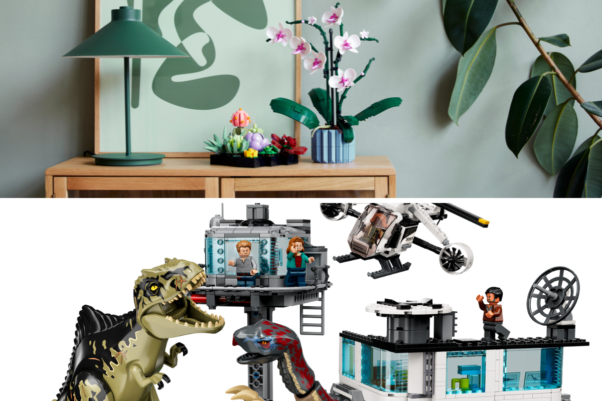 LEGO anuncia nuevos productos para sus colecciones Jurassic Park y vegana: míralos aquí