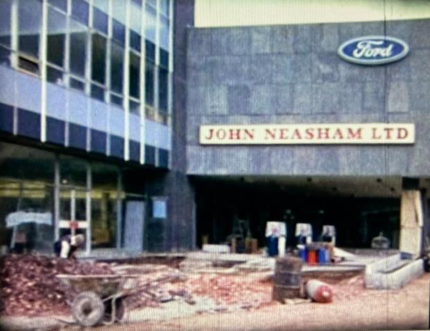 The Northern Echo: Scenes from the opening video of John Neasham's garage in 1966
