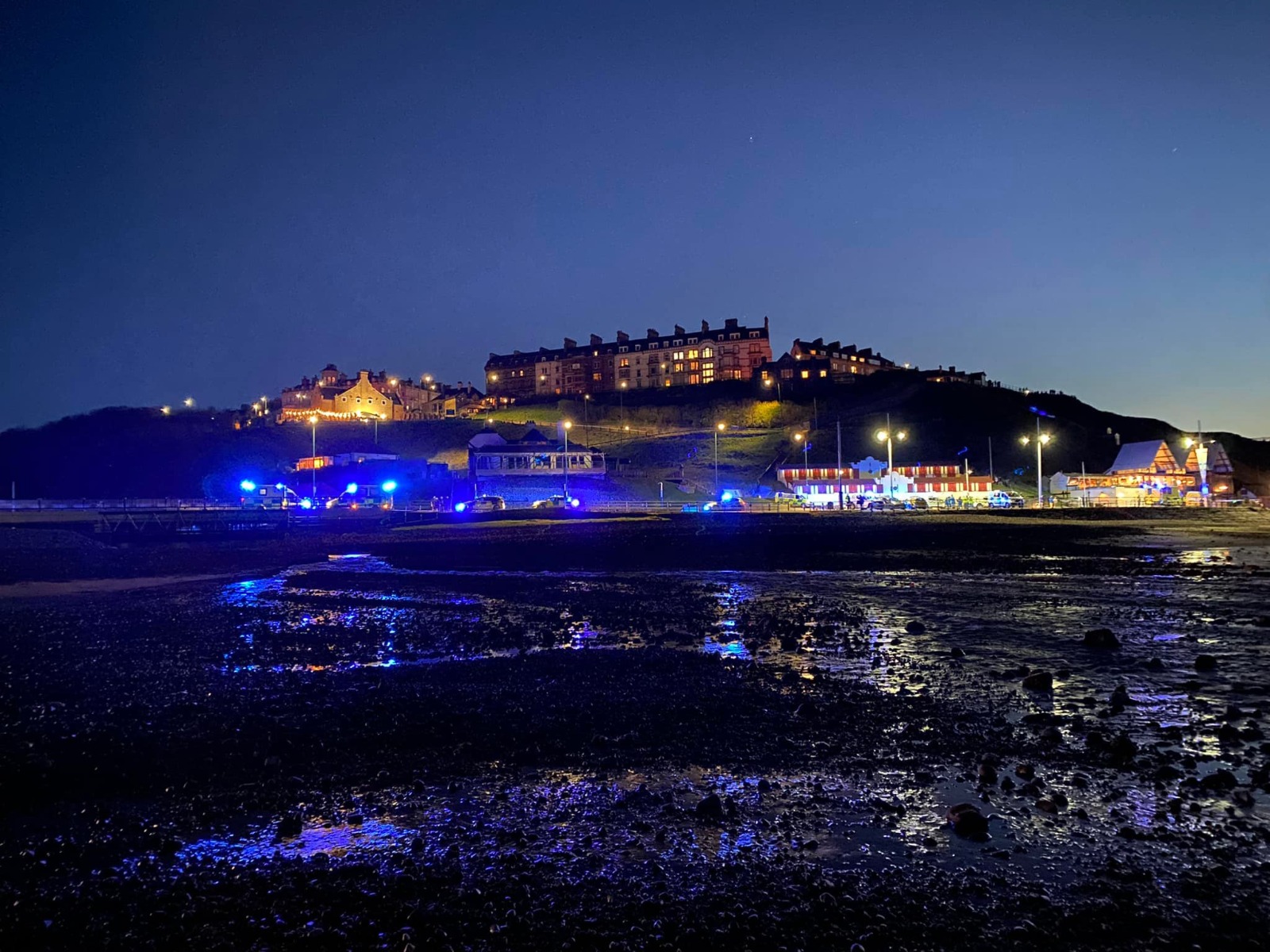 Saltburn beach incident: Four injured and man arrested