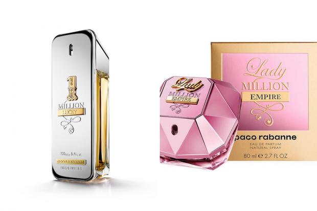 The Northern Echo: Paco Rabanne fragrances: 1 Million Lucky (left) and Lady Million Empire (right). (The Fragrance Shop/Canva)