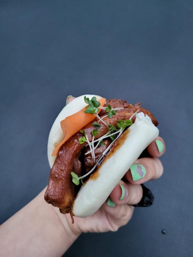 Echo of the North: Bao buns are steamed.  Taiwanese buns stuffed with a choice of braised pork belly, Korean fried chicken or smoked tofu will be offered at Bao Wow.  Photo: SOCIAL.CO.UK