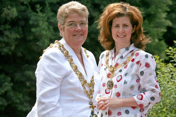 The Northern Echo: Darlington mayor Marian Swift, left, and her escort, Councillor Jenny Chapman, on the mayor's golf charity day in 2007