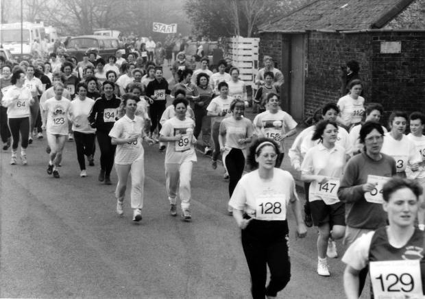 The Northern Echo: The Durham City Women's 10K Fun Run takes place on The Sands in Durham on April 1, 1990