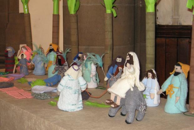 The Northern Echo: Palm Sunday in knitted form
