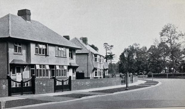 The Northern Echo: A newly built house on the Blackwell Road Estate in the mid-1930s. This is opposite Elm Ridge Methodist Church