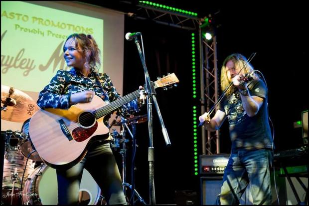 The Northern Echo: Hayley McKay and Jonnie Bunce at a gig at The Forum Music Centre in Darlington