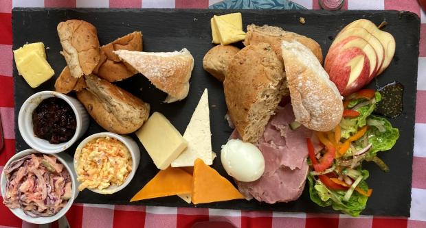 The Northern Echo: The ploughman's platter for two at Ellerton Abbey