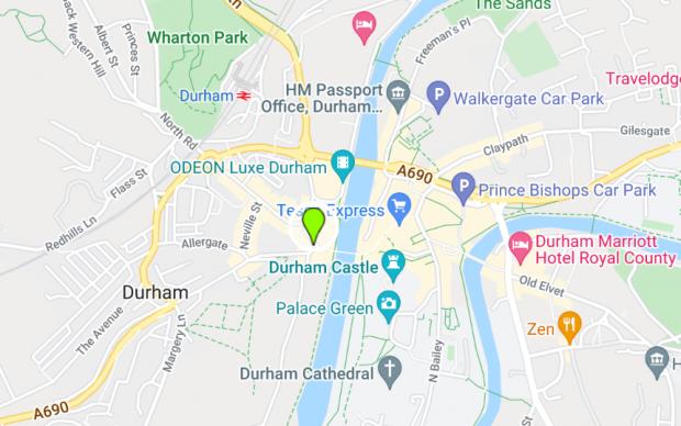 The Northern Echo: Thirteen venues across Durham were open at the time of Sir Kier's visit. Picture: GOOGLE. 
