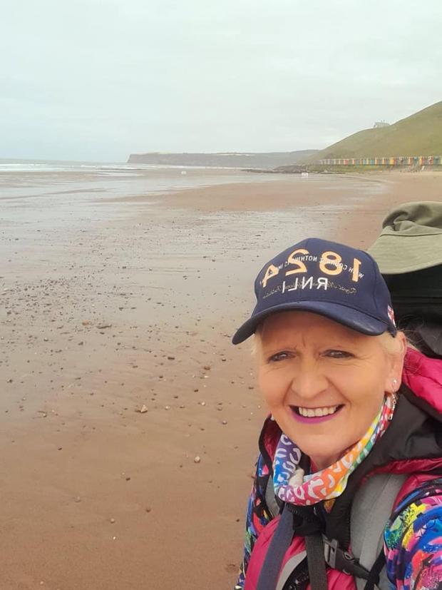The Northern Echo: Tracey is currently travelling down the coastline of the UK. Picture; TRACEY HAMMAN.