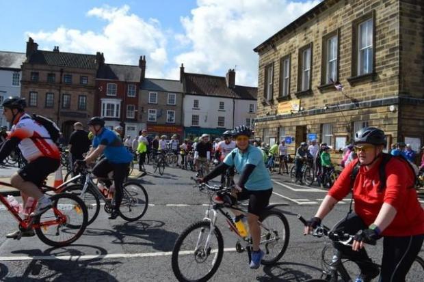 The Northern Echo: Cyclists enjoying a previous Stokesley Charity Ride