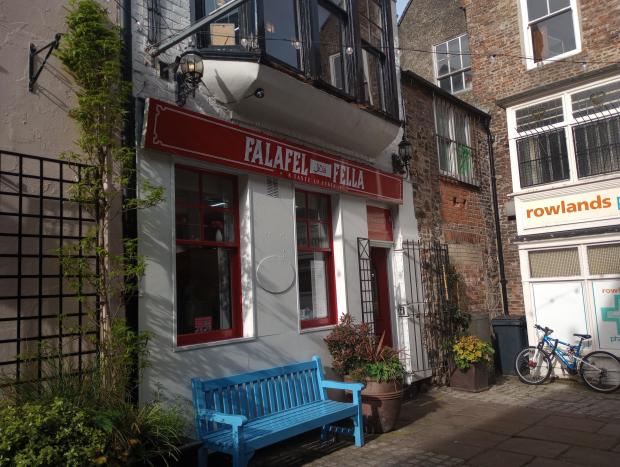 The Northern Echo: Falafel Fella is based on Clark's Yard in Darlington. Picture: AJA DODD