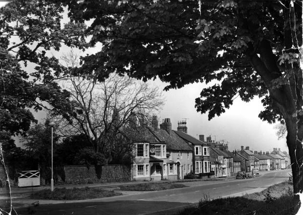 The Northern Echo: A lovely study of the Bay Horse and the east end of Hurworth in the mid 1960s