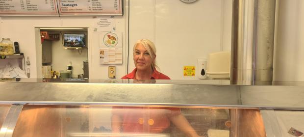 The Northern Echo: Julie Kilding, owner of Mike's Fish Bar in Newton Aycliffe
