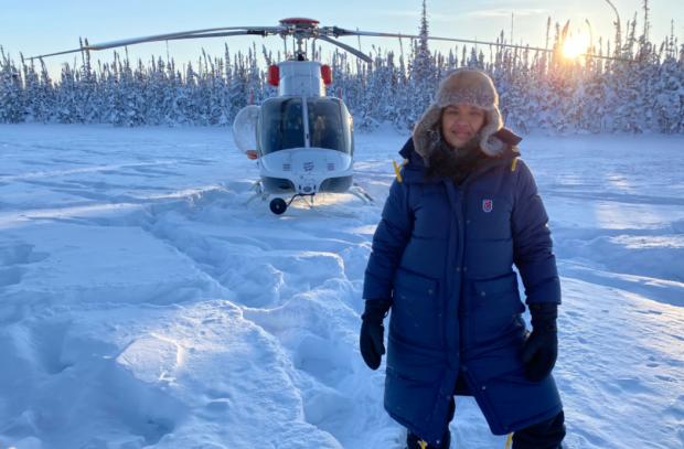 The Northern Echo: Arctic From Above with Liz Bonnin. Credit: Sky