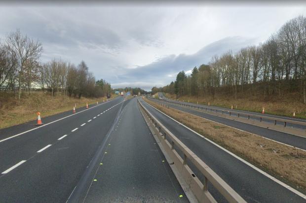 Police close A1(M) to allow air ambulance to land after crash
