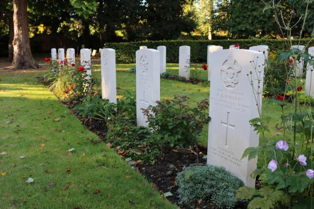 The Northern Echo: RESTING PLACE: The five Commonwealth airmen who died when their bomber crashed near Crook in 1942 are buried in Darlington’s West Cemetery
