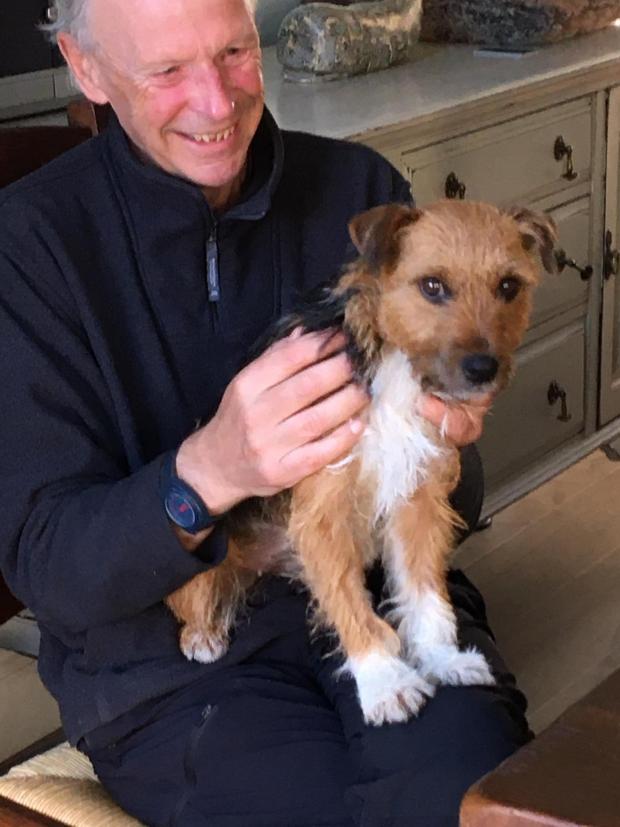 The Northern Echo: Nick with dog Flossie. Picture: GILL SCOTT.
