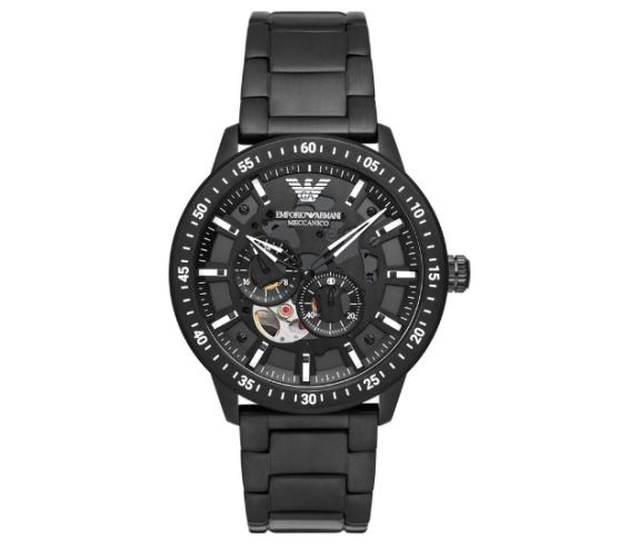 The Northern Echo: Emporio Armani Mario Black Tone Automatic Men’s Watch. Credit: Beaverbooks The Northern Echo: Emporio Armani Mario Black Tone Automatic Men’s Watch. Credit: Beaverbooks