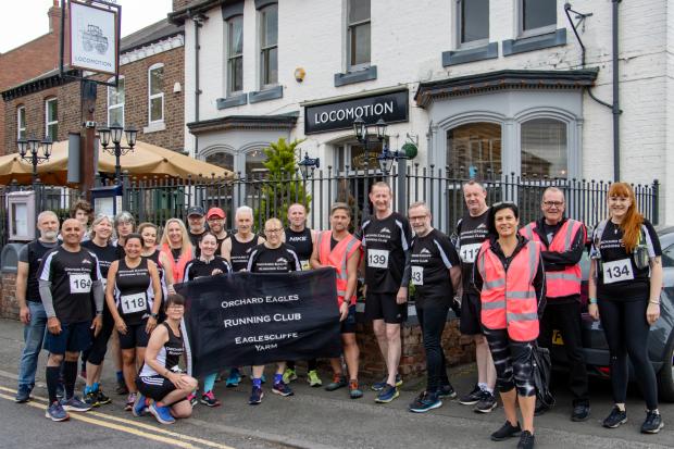 The Northern Echo: Members of the Orchard Eagles Running Club helped organise and marshal the run, with many also taking part