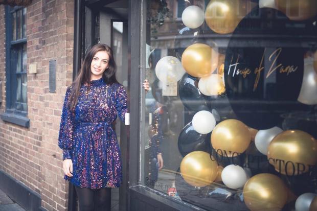 The Northern Echo: Amber Kotrri at the Darlington House of Zana store. Picture: TRACEY KIDD