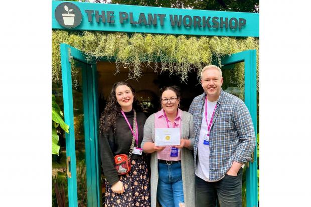 The Plant Workshop was awarded gold at the Chelsea Flower Show