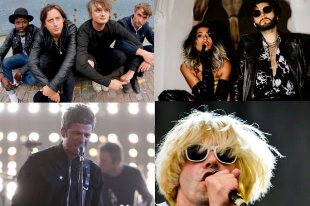Clockwise, from top right, The Libertines, Zela, Tim Burgess from The Charlatans and Noel Gallagher. Pictures: PA/CONTRIBUTORS