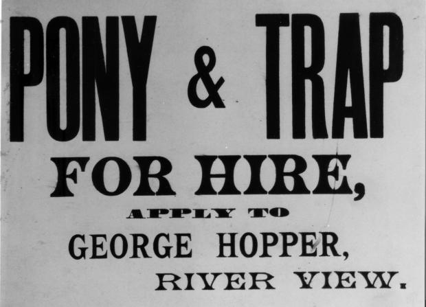 The Northern Echo: George Hopper rented a pony and trap from his Riverview cafe. Perhaps tourists visiting Croft spa might hire it to visit the neighbourhood