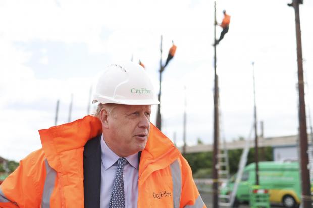 The Northern Echo: Prime Minister Boris Johnson visited Stockton on Friday (May 27). Picture: NUMBER10.