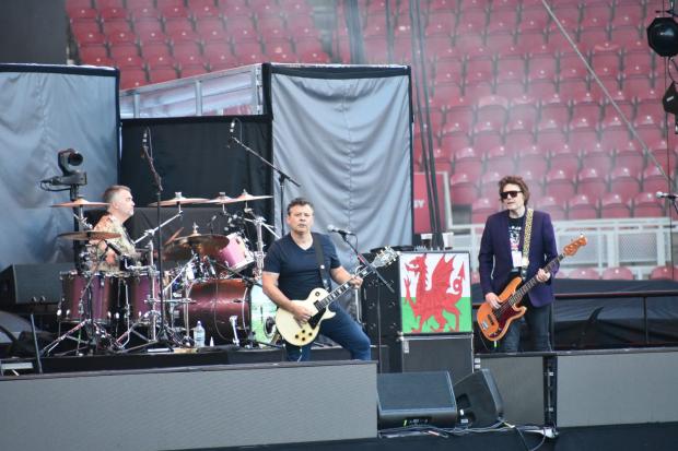 The Northern Echo: Manic Street Preachers opened for The Killers. Picture: PATRICK GOULDSBROUGH.