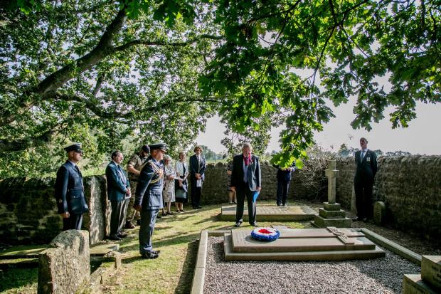 The Northern Echo: Eighty years to the day and time since Battle of Britain pilot Peter Pease was shot down and killed, a moving ceremony was held at his final resting place 
