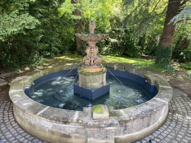 The Northern Echo: Sir Samuel\'s newly restored fountain in the grounds of Southlands