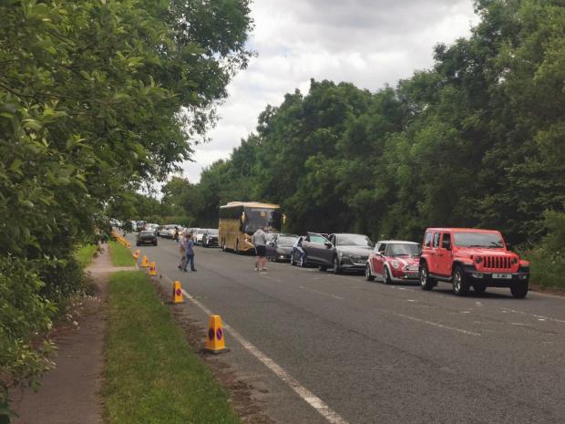 The Northern Echo: The traffic near Yarm Road in Darlington. Picture: CRAIG STODDART