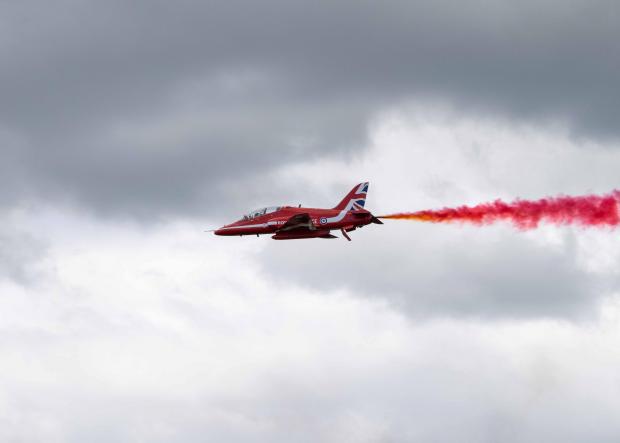 The Northern Echo: The Red Arrows. Picture: STEVEN CURTIS