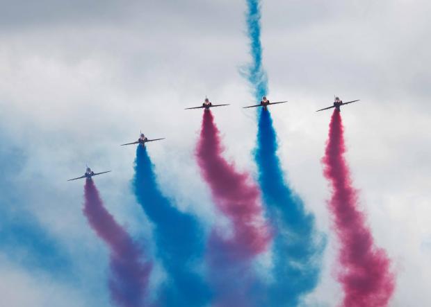 The Northern Echo: The Red Arrows. Picture: STEVEN CURTIS