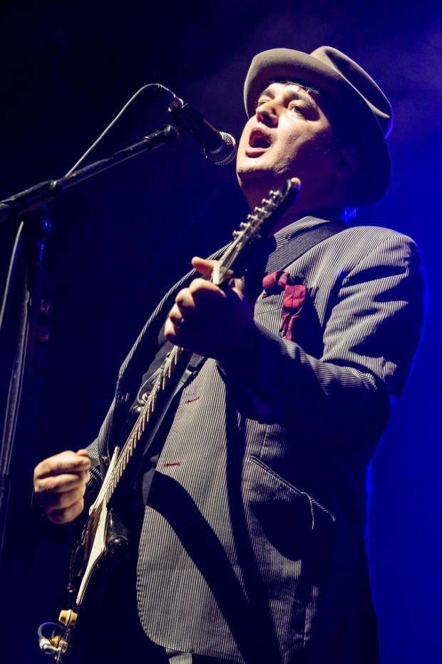 The Northern Echo: Pete Doherty on stage at the the Rock N Roll Circus in Newcastle. Pictures: ADAM KENNEDY 