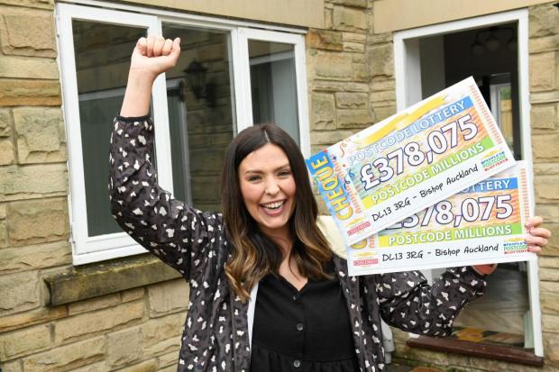 The Northern Echo: Postcode Lotter winner Rachel Fearns