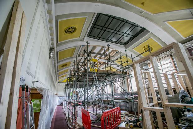 The Northern Echo: Inside the renovation of Darlington Library Picture: SARAH CALDECOTT